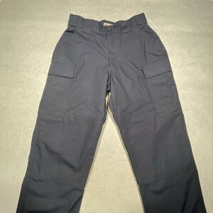 511 Tactical Pants Size Medium Short 28x29 TDU Navy Ripstop Cargo Elastic Waist